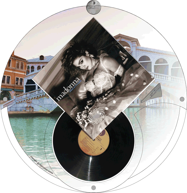 lastra stampata single disc_madonna x coa