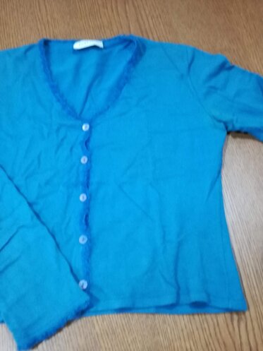 G,Frattini - Gemelli 2 Gemelli in maglia, blu + bordo, tg.42