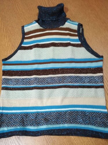 G,Frattini - Gemelli 3 Gemelli in maglia, blu + bordo, tg.42