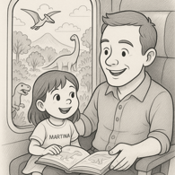 martina e nonno riccardo in treno martina e nonno riccardo in treno