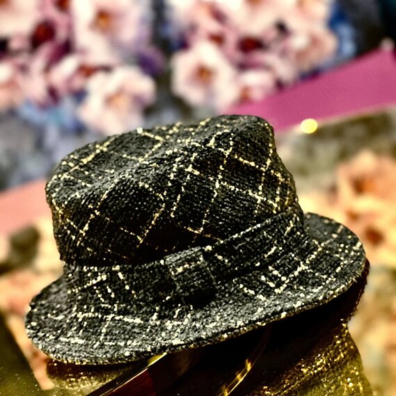 DOMITILLA cappello in tessuto esclusivo