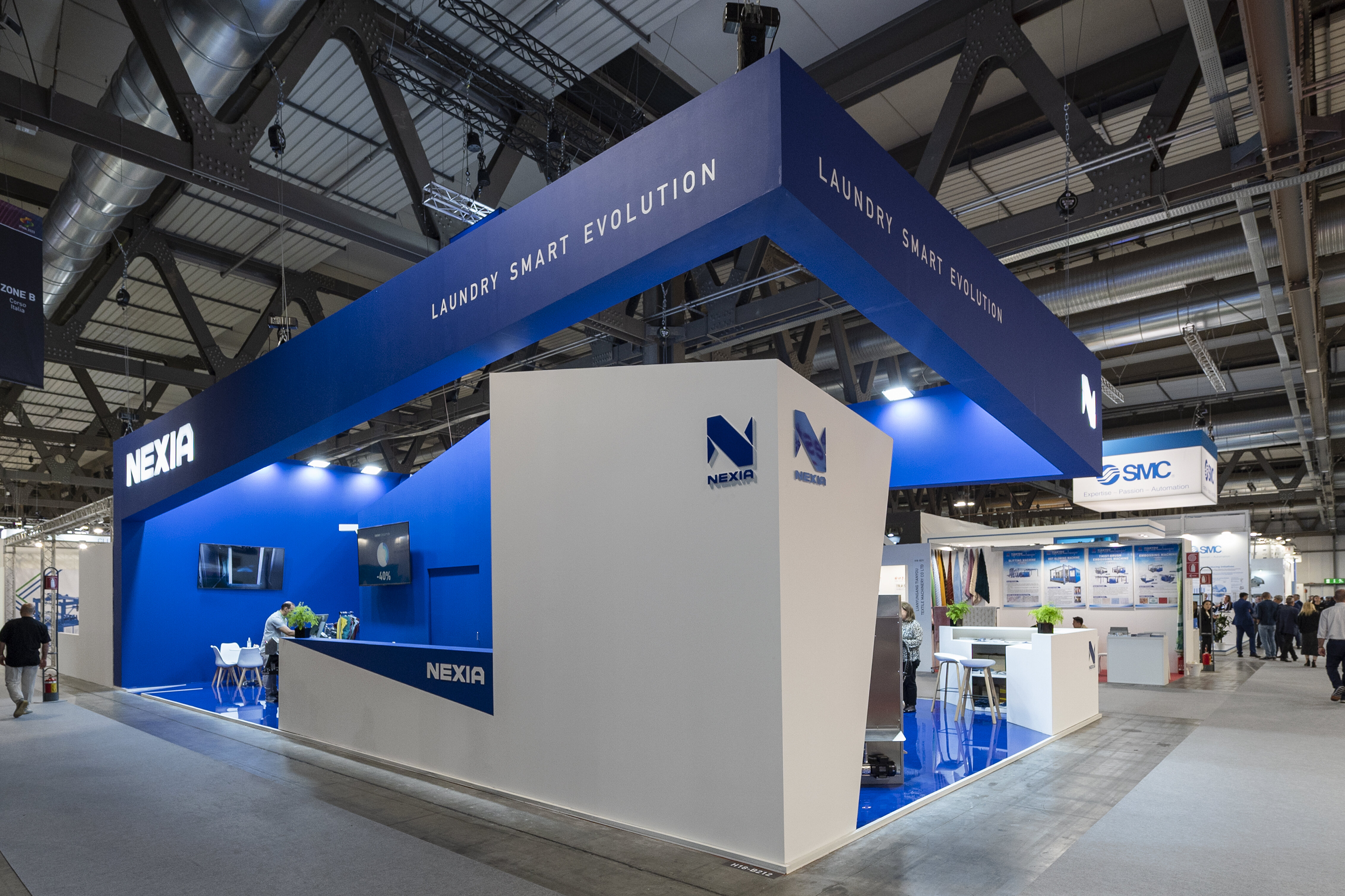 ITMA, CPhI, MCE Milano - Stand in costruzione, allestimento stand e Progettazione spazi fieristici a Rho Fiera Milano