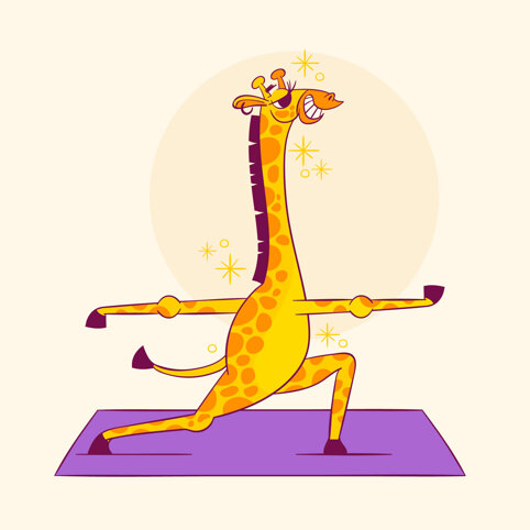 yoga giraffa yoga giraffa