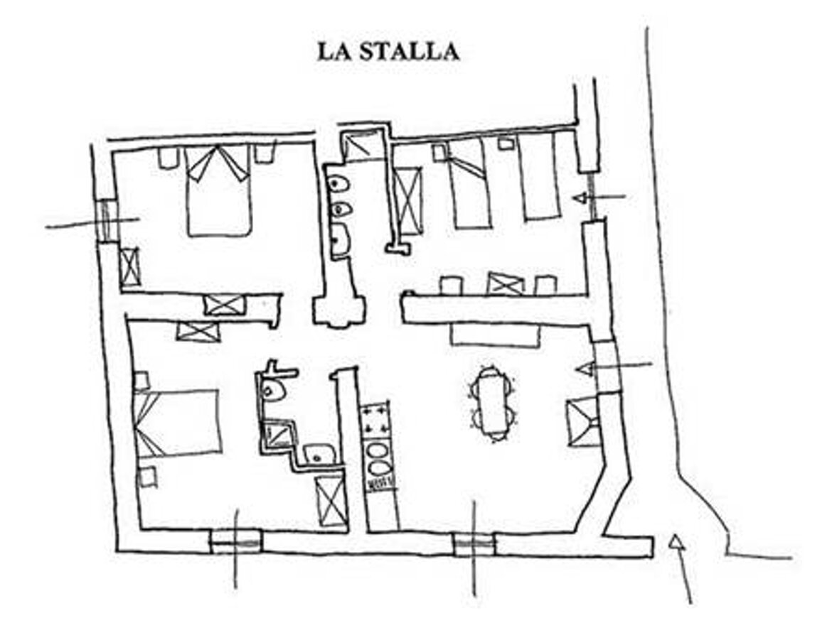 Planimetria appartamento Stalla