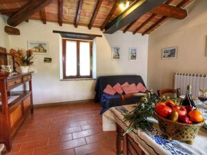 Soggiorno-angolo cottura appartamento vinsanto