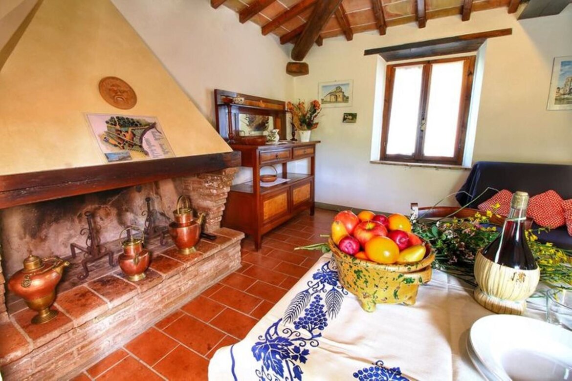 Soggiorno-angolo cottura appartamento vinsanto