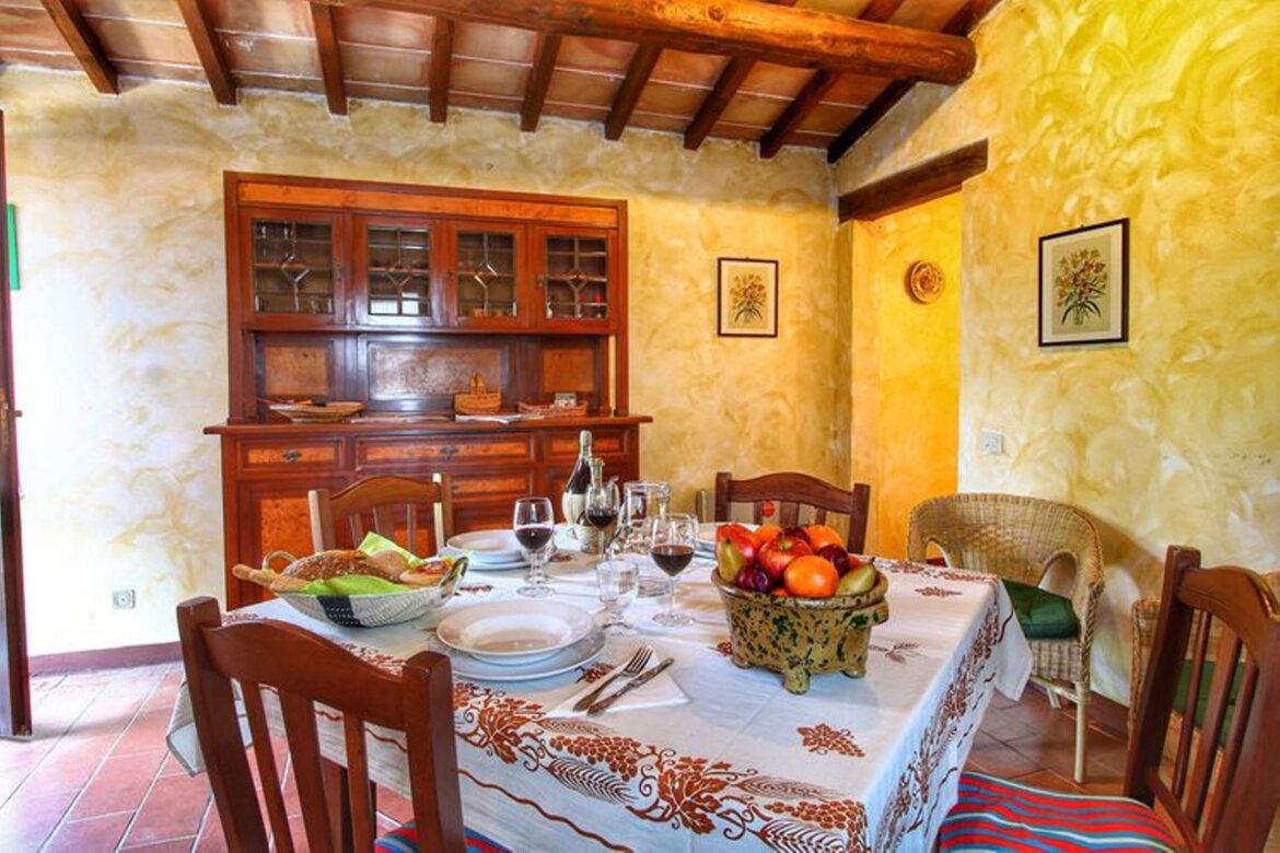 Soggiorno -angolo cottura appartamento Granaio