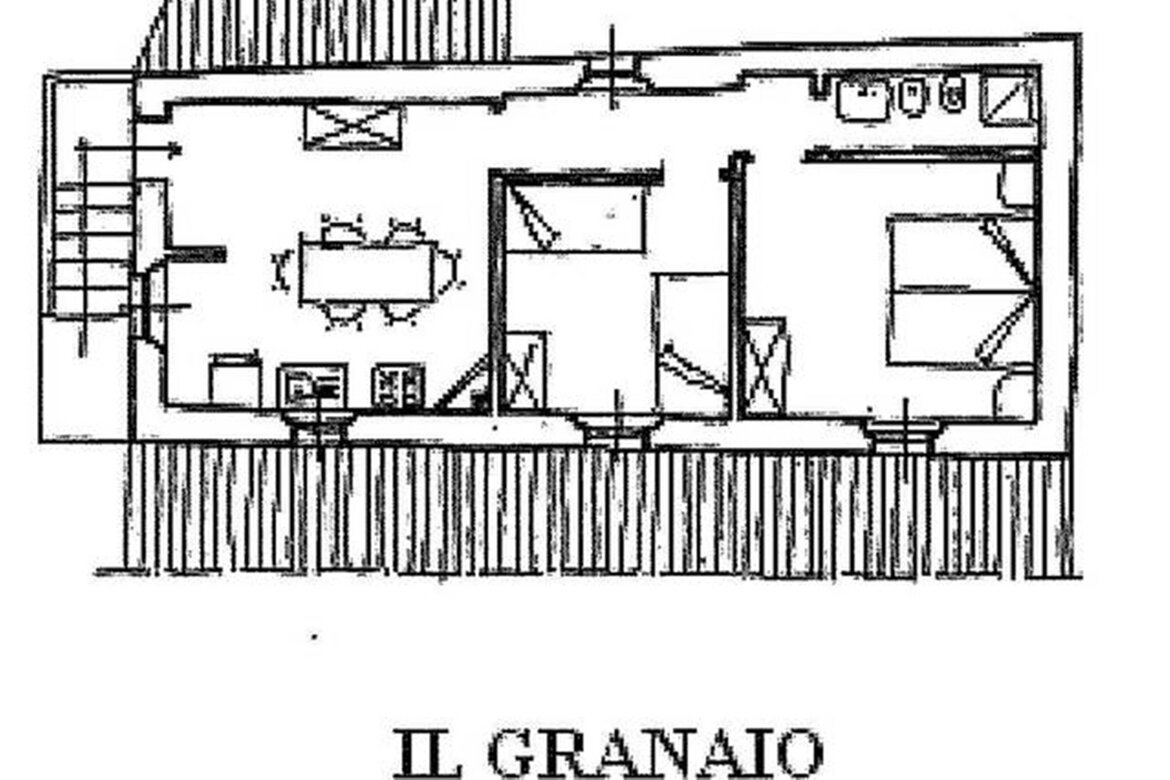 Planimetria appartamento Granaio