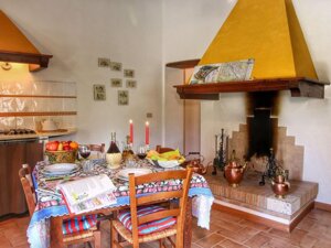 Soggiorno-angolo cottura appartamento Oliviera
