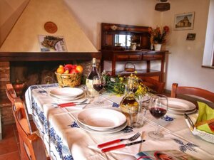 Soggiorno-angolo cottura appartamento vinsanto