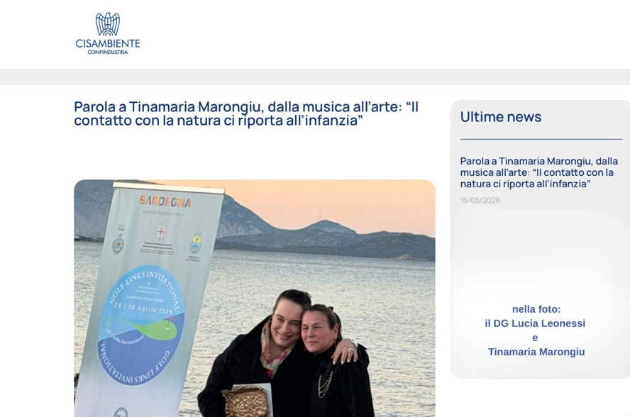 dg lucia cisambiente il dg leonessi e tinamaria marongiu 