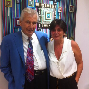 Tinamaria con Robert Swedro (artista)