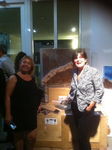 Tinamaria e Nina Torrens (gallerista)