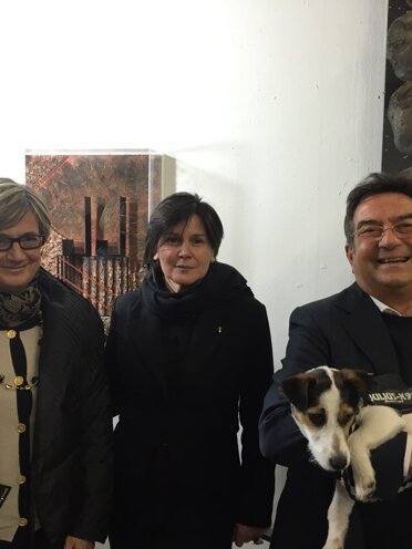 Fondazione Bartoli - Cagliari Tinamaria con Ercole Bartoli e sua moglie Marialodovica Felter