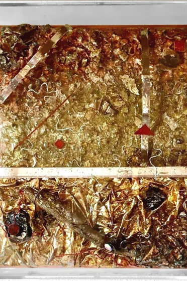 Box- Es n.1118 geo-metrico cm.37x45x12 – 2019 Box- Es n.1118 geo-metrico cm.37x45x12 – 2019