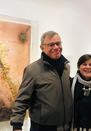 Tinamaria con l'Assessore alla Cultura di Tirana 