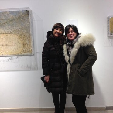 Tinamaria con Lucia Cucciarelli (giornalista)