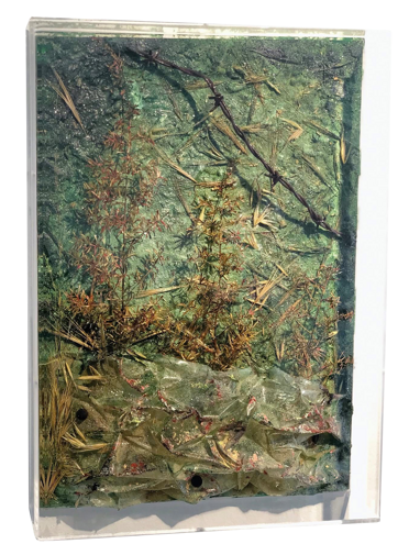 Box-Es n.1065 Auschvitz 2012 - cm. 35x51x14 Box-Es n.1065 Auschvitz 2012 - cm. 35x51x14