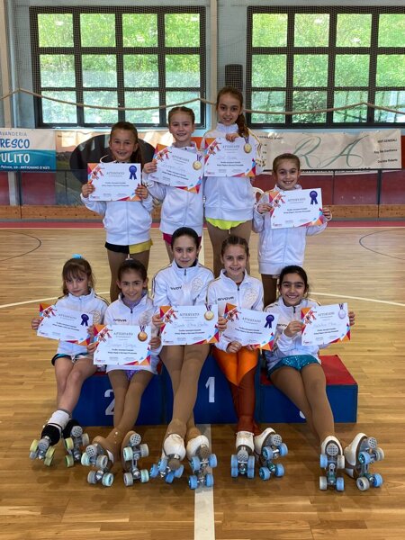 Cecilia, Sofia, Giada, Noemi, Matilde, Giorgia, Elena Carla, Francesca ed Elena