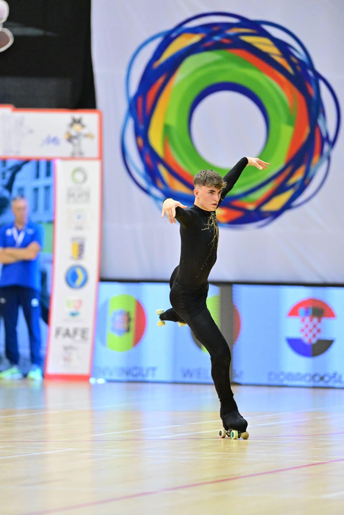 Simone Corradi ai Campionati Europei di Fafe in Portogallo