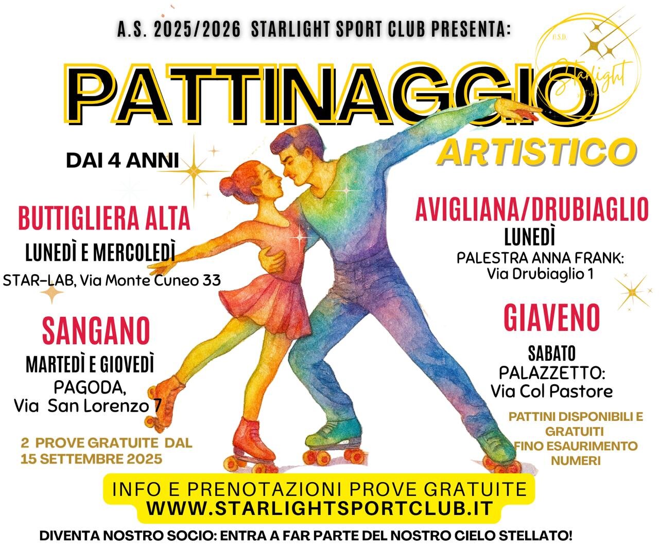 Inizia la stagione 2025/2026 !!!