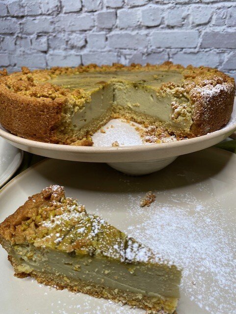 CROSTATA CON CREMA DI RICOTTA E PISTACCHIO