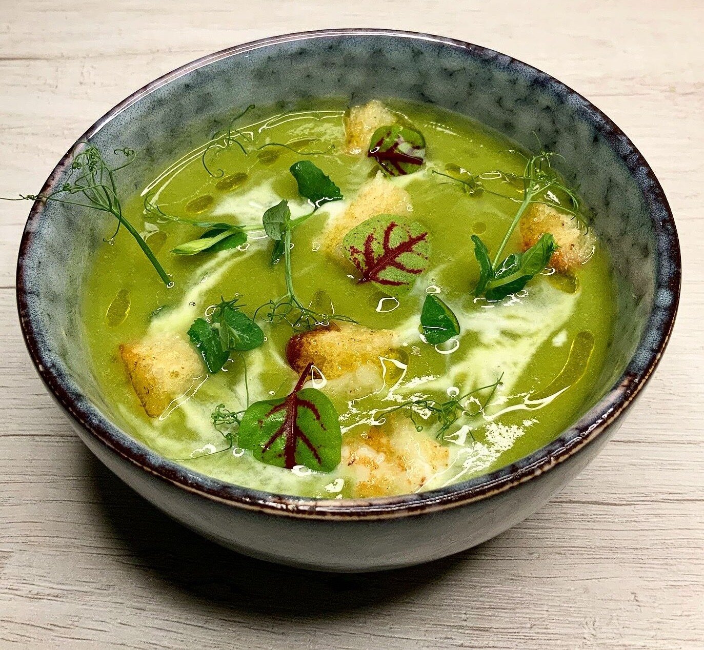 CREMA DI PISELLI E PORRI