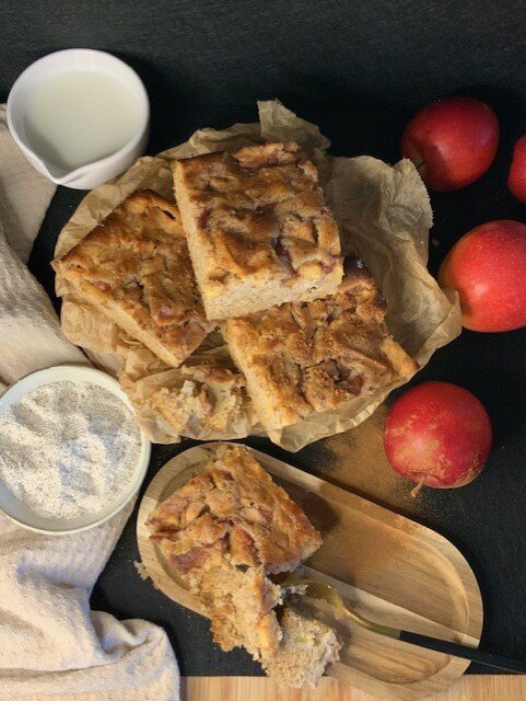TORTA DI MELE E GRANO SARACENO SENZA BURRO