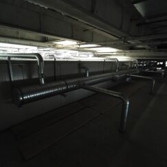 Impianto di estrazione aria umida Condotti per estrazione aria umida - impianto asciugatoio matasse