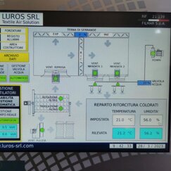 Sistema di regolazione e automazione impianto TFA Sistema di regolazione e automazione per impianto di trattamento e filtrazione aria