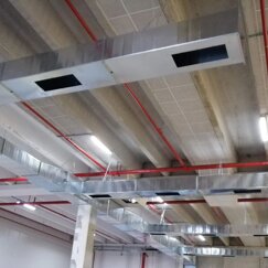 Impianto canalizzato Impianto canalizzato per nuovo reparto produttivo