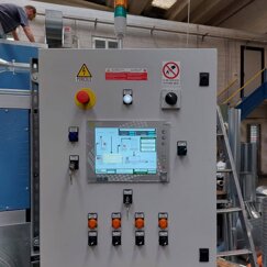 quadro di gestione impianto di filtrazione tessile quadro di gestione impianto di filtrazione tessile