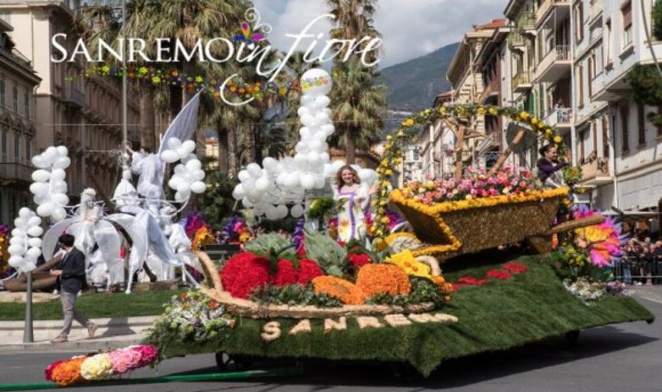 The Flower Parade in Sanremo