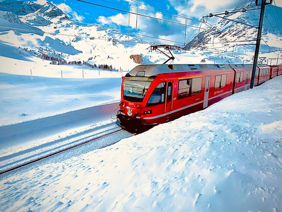 Bernina Red Train