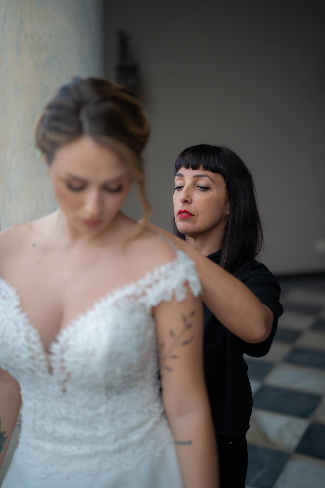 atelier abito sposa toscana