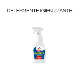 Detergente igienizzante al cloro pronto all'uso per superfici dure. Sbianca deterge ed igienizza. Detergente igienizzante al cloro pronto all'uso per superfici dure. Sbianca deterge ed igienizza.