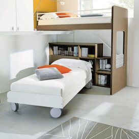 Composizione A4 Yutte le funzionalità dell'arredo concentrate in uno spazio raccolto, alta personalizzazione