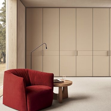 Sistema PL1 Sistema armadio ampia componibilità Finitura A