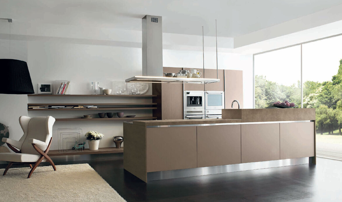 Possibilit� di personalizzare la tua cucina con le scelte originali delle configurazioni openspace