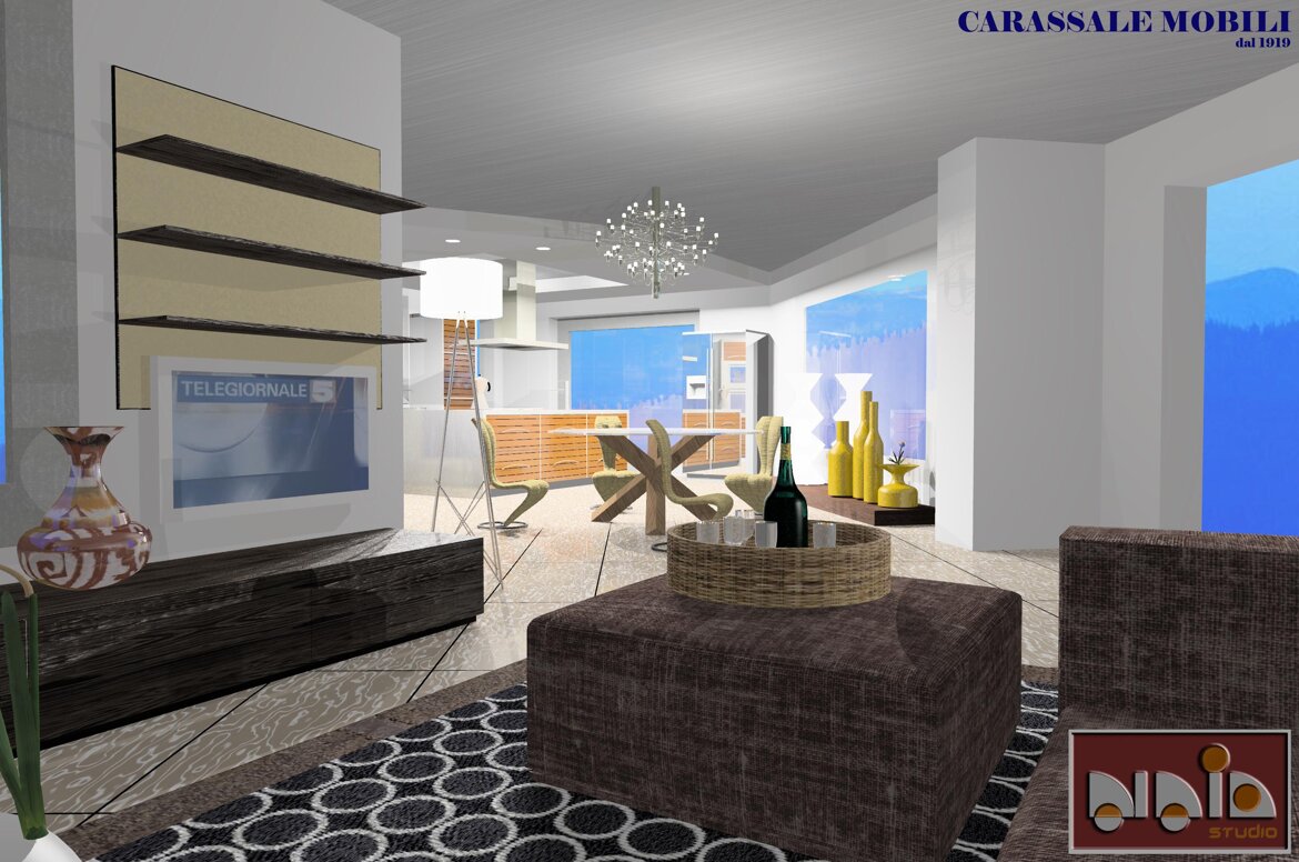 Interior design: studio ambientazione e composizione con tecnica di renderizzazione digitale Interior design: studio ambientazione e composizione con tecnica di renderizzazione digitale