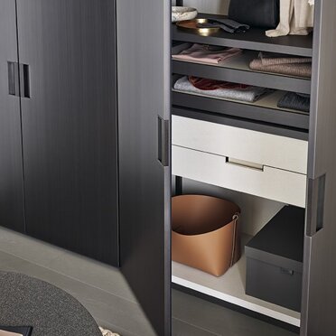 Sistema PL2 Sistema armadio ampia componibilità Cassetti interni