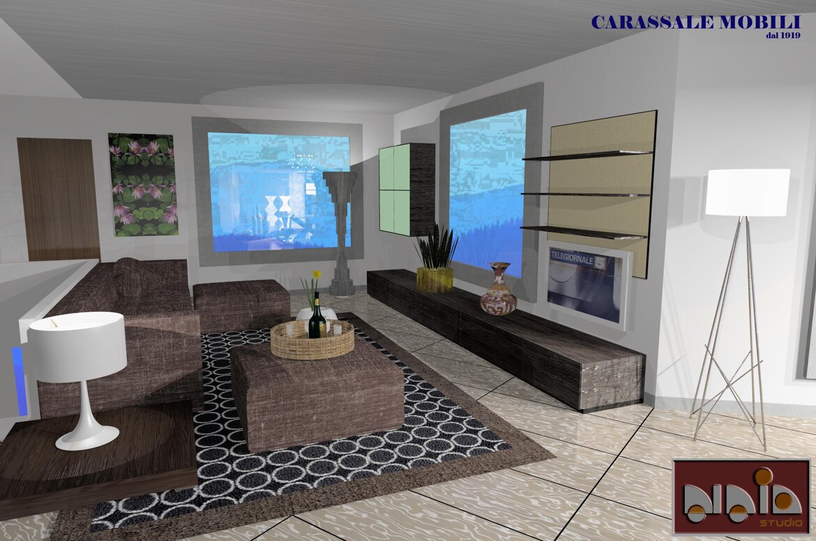 Interior design: studio ambientazione e composizione con tecnica di renderizzazione digitale Interior design: studio ambientazione e composizione con tecnica di renderizzazione digitale