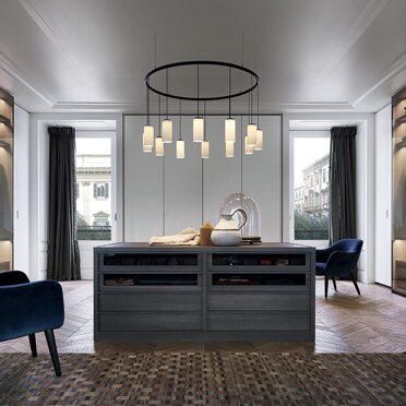 Sistema PL4 Sistema armadio ampia componibilità Ante vetrina