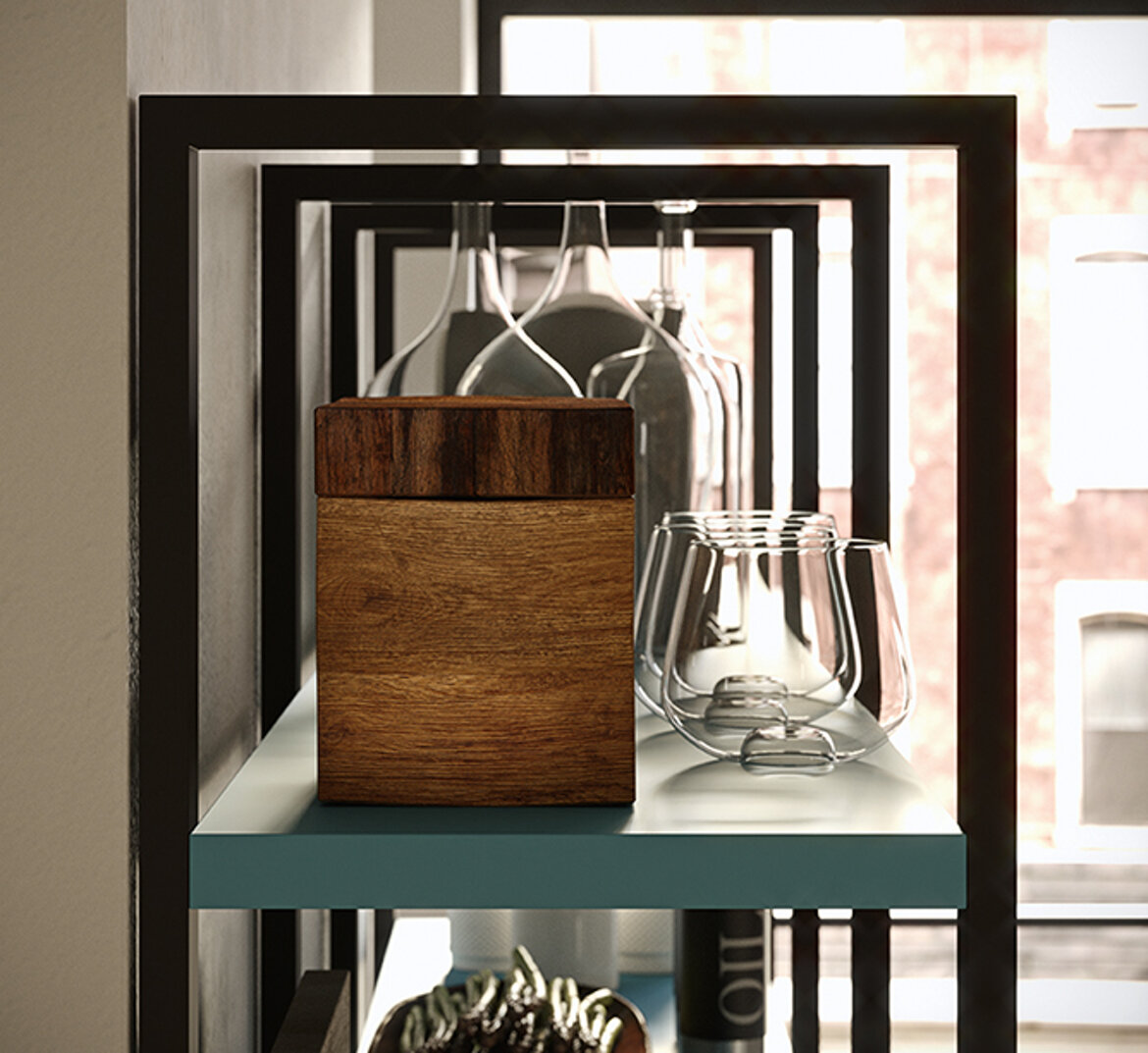 Alta personalizzazione per tipologia di componenti, vasto campionario di colori e finiture.