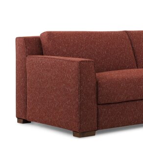 Trasformabile DB3 Piedini squadrati in legno, disponibili nella tinta Noce o Wengè.