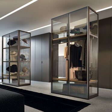 Sistema PL4 Sistema armadio ampia componibilità Ante vetrina