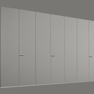 Sistema PL5 Sistema armadio ampia componibilità Ante battente alta tenuta