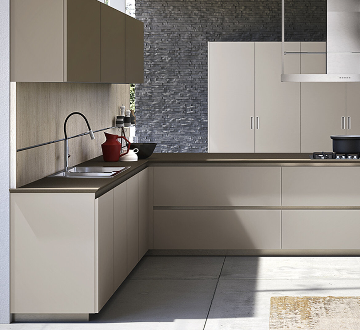 La creativit� compositiva per uno spazio cucina a misura del tuo comfort!