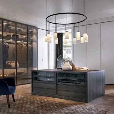 Sistema PL4 Sistema armadio ampia componibilità Dresser Ante vetrina