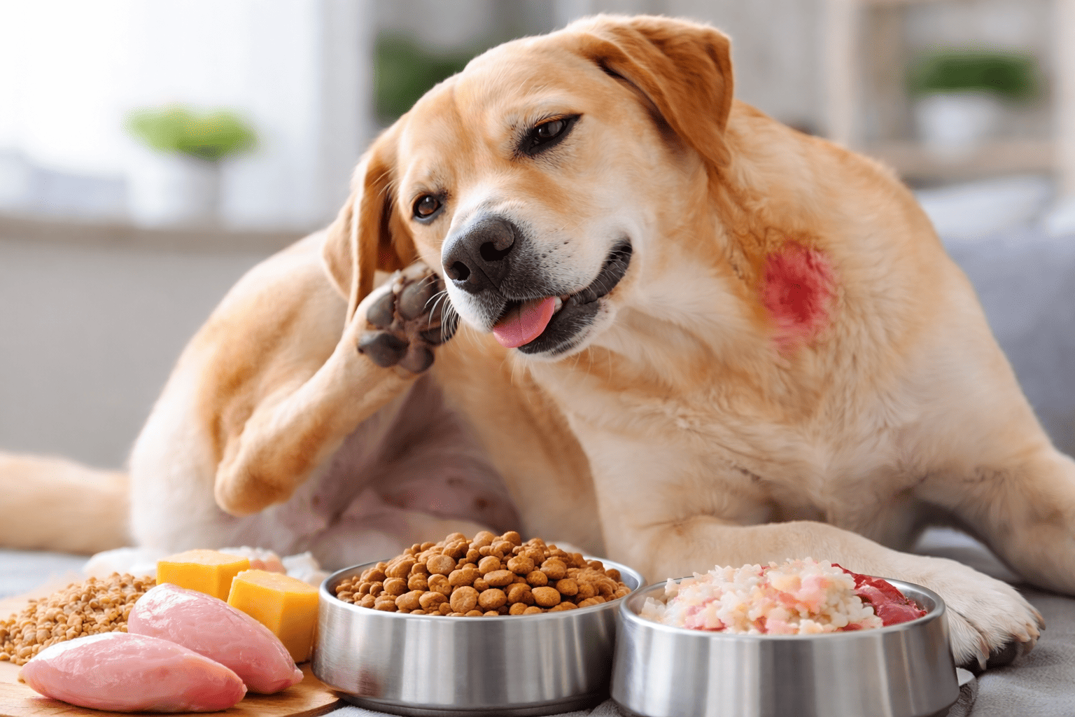 cane dermatite allergia alimentare veterinario a domicilio Milano